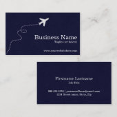 Moderne en eenvoudige Visitekaartjes voor reizen (Voorkant / Achterkant)