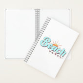 Moderne en eenvoudige webpagina met wieltjes notitieboek (Binnen)