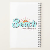 Moderne en eenvoudige webpagina met wieltjes notitieboek (Achterkant)