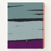 Moderne en eigentijdse Ontwerp Aangepaste Tekst Notitieboek (Achterkant)