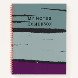 Moderne en eigentijdse Ontwerp Aangepaste Tekst Notitieboek