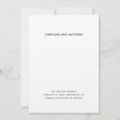 Moderne en elegant sparen de Kaart van de Datum (Voorkant)