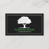 Moderne en elegante arborist gazon boom zorg visitekaartje (Voorkant)