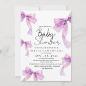Moderne en elegante Boog Baby Shower  Kaart (Voorkant)