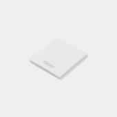 Moderne en Elegante Bruiloft Typografie Post-it® Notes (Schuin)