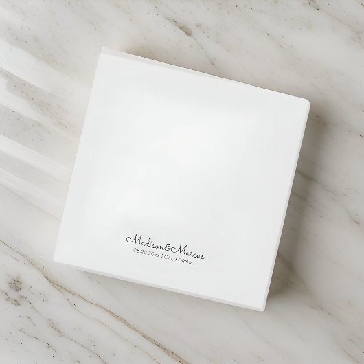 Moderne en Elegante Bruiloft Typografie Post-it® Notes