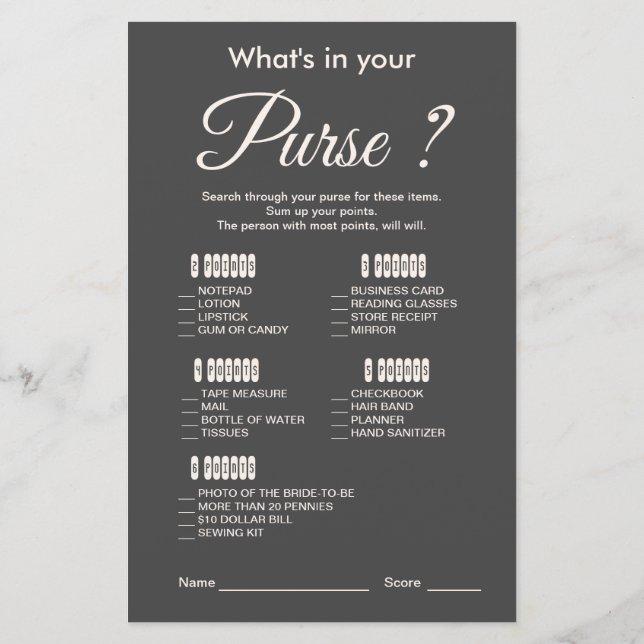 Moderne en elegante donkergrijze Vrijgezellenfeest (Achterkant)