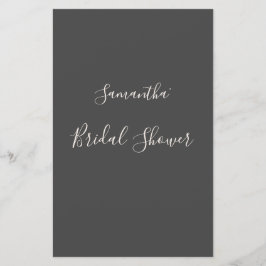 Moderne en elegante donkergrijze Vrijgezellenfeest