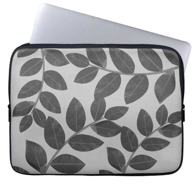 Moderne en elegante eBay-bladeren Laptop Sleeve (Voorkant)