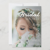 Moderne en elegante foto-Vrijgezellenfeest Kaart (Voorkant)