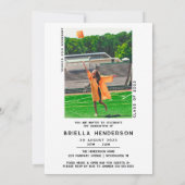 Moderne en elegante fotograafpartij kaart (Achterkant)