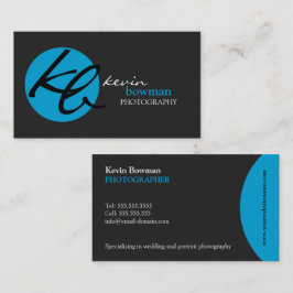 Moderne en elegante fotografie visitekaartje