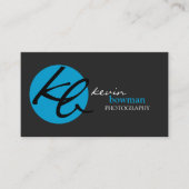 Moderne en elegante fotografie visitekaartje (Voorkant)