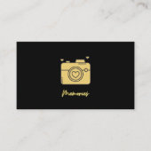 Moderne en elegante fotografie visitekaartje (Voorkant)