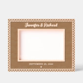 Moderne en elegante gepersonaliseerde namen en dat gegraveerde lijstjes (Voorkant)