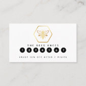 Moderne en elegante Golden Honey imker Klantenkaartje (Voorkant)