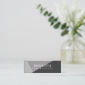 moderne en elegante mini geometrisch visitekaartje (Staand voorkant)