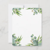 Moderne En Elegante Opslag De Datum Kaart (Achterkant)