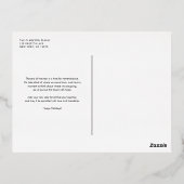 Moderne en elegante Prettige feestdagen foto (Achterkant)