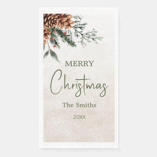 Moderne en elegante sparren servet (Voorkant)