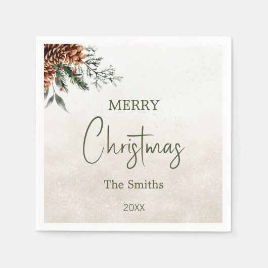 Moderne en elegante sparren servet (Voorkant)