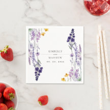Moderne en Elegante Wilde Bloemen Rustieke Bruilof