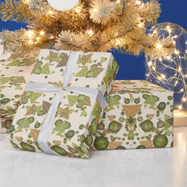 Moderne en feestelijke vormen met een glansuitstra cadeaupapier