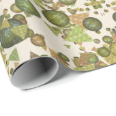 Moderne en feestelijke vormen met een glitter uite cadeaupapier (Rol Hoek)