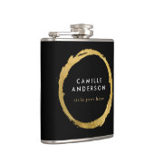 Moderne en grafische maatkolf heupfles (Rechts)