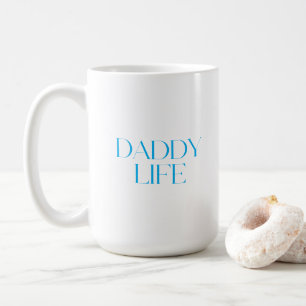 Moderne en Klasse Typography Daddy Life Klassieker Koffiemok