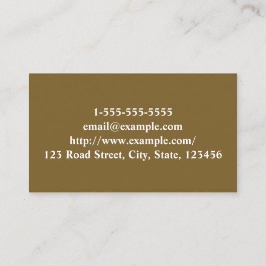 Moderne en klassieke cosmetoloog Visitekaartje (Achterkant)