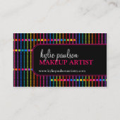 Moderne en kleurrijke artiest visitekaartje (Voorkant)