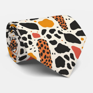 Moderne en Kleurrijke Dierenprint Stropdas