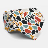 Moderne en Kleurrijke Dierenprint Stropdas (Opgerold)
