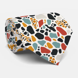 Moderne en Kleurrijke Dierenprint Stropdas