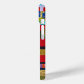 moderne en kleurrijke strepen op maat Case-Mate iPhone case (Achterkant / Links)