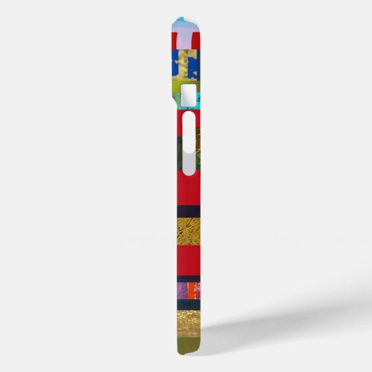 moderne en kleurrijke strepen op maat Case-Mate iPhone case (Achterkant / Links)