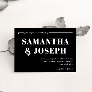 Moderne en Krachtige Typografie Minimalistische Kaart