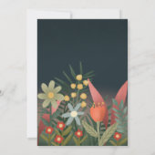 Moderne en legant 50 en Fabulous Birthday Invita Kaart (Achterkant)