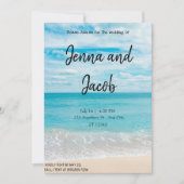 Moderne en legante uitnodiging voor het huwelijk (Voorkant)