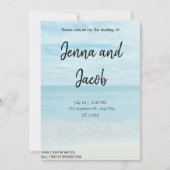 Moderne en legante uitnodiging voor het huwelijk (Voorkant)