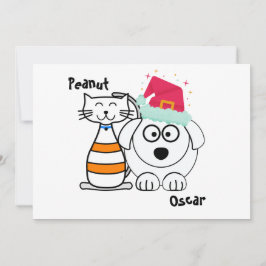 Moderne en lieve beste vrienden voor altijd Kerstm Feestdagenkaart