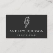 Moderne en minimale aantrekkingskracht voor elektr visitekaartje (Voorkant)