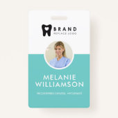 Moderne en minimale Circle Foto-Lijst & bedrijfs-L Badge (Voorkant)