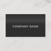 Moderne en minimale fijne koolstofstaal visitekaartje (Voorkant)