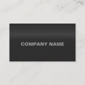 Moderne en minimale fijne koolstofstaal visitekaartje (Voorkant)