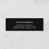 Moderne en minimale professionele Visitekaartjes (Achterkant)