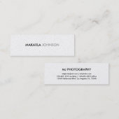 Moderne en minimale professionele Visitekaartjes (Voorkant / Achterkant)