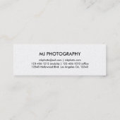 Moderne en minimale professionele Visitekaartjes (Achterkant)