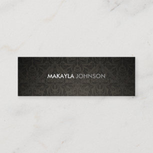 Moderne en minimale schade mini visitekaartje